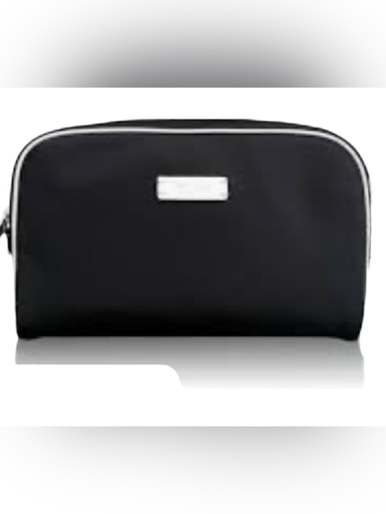 Tumi Handbags - Tumi Voyageur Toulouse Black and White Nylon Travel Cosmetic Case